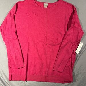 Chico's Fuchsia Long Sleeve Top